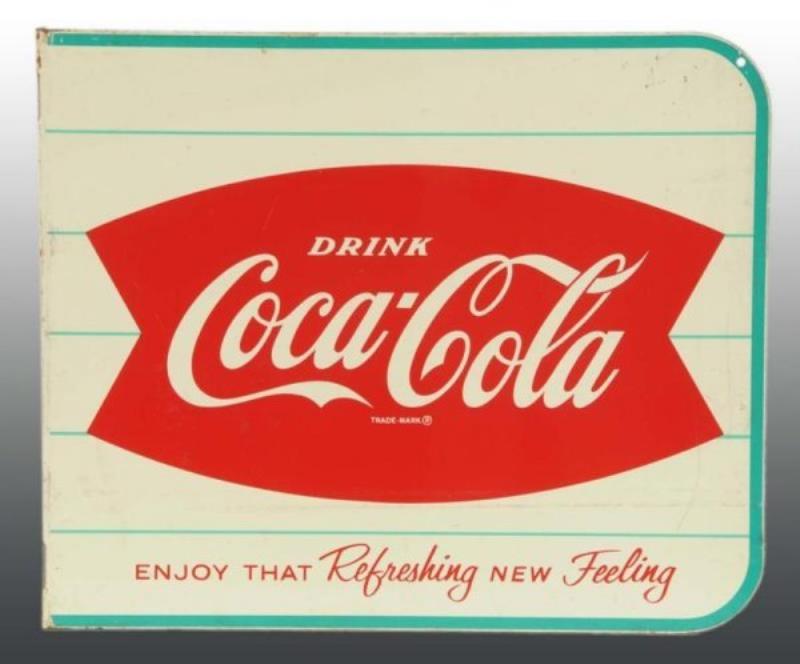 Tin Coca-Cola Flange Sign.