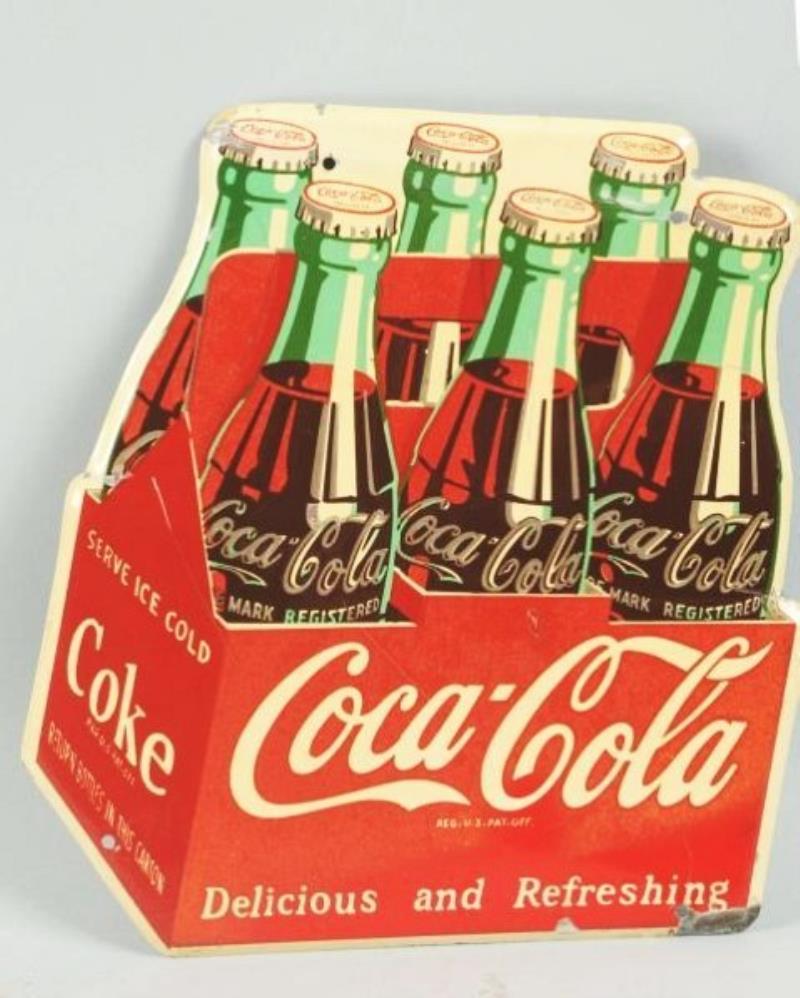 1950's Die Cut Coca Cola Girl Value & Price Guide