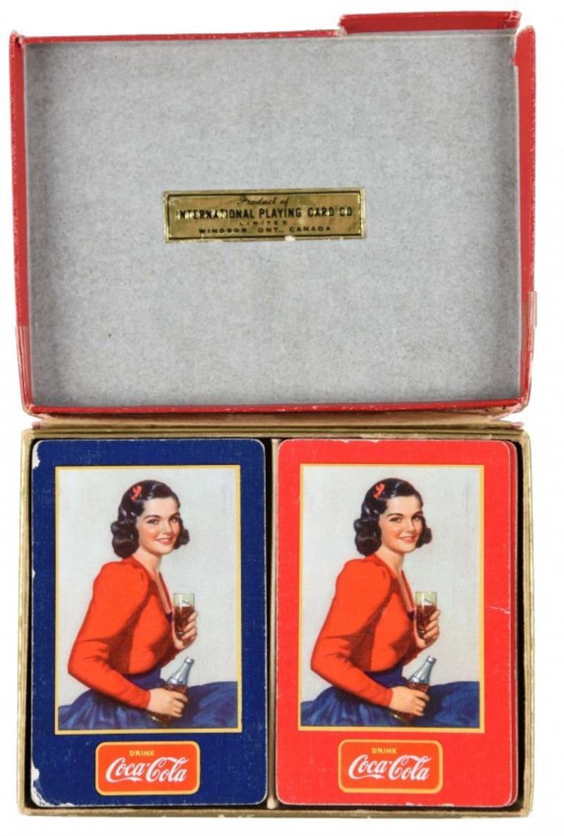 Set of Coca - Cola Playing Cards