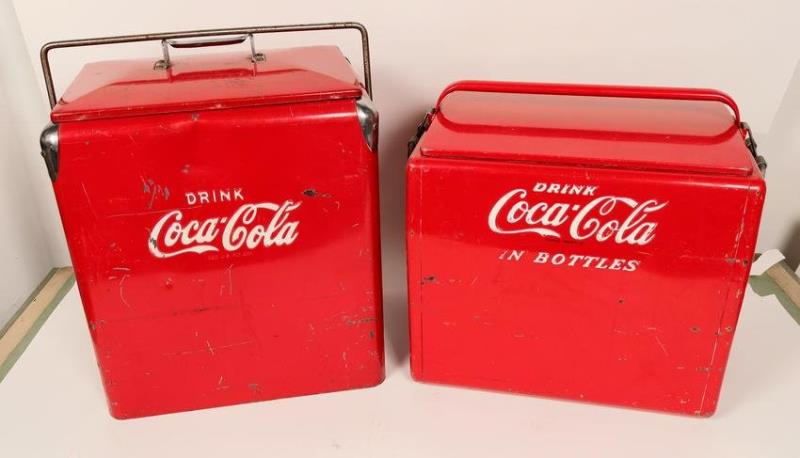 Two Original Vintage Coca Cola Coolers (120003)