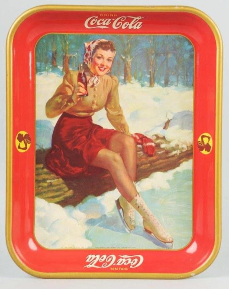 1941 Tin Coca-Cola Serving Tray