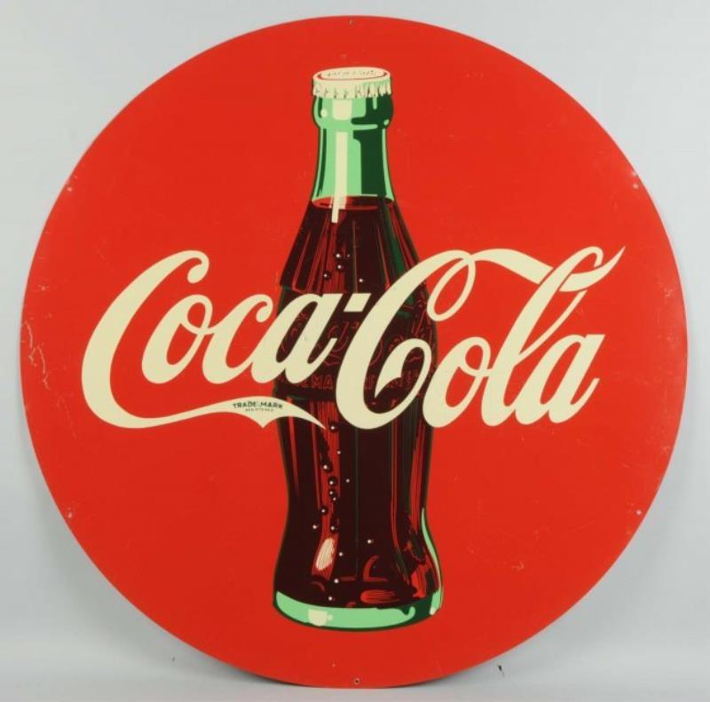 1970s-80s Coca-Cola Reissue Tin Sign.