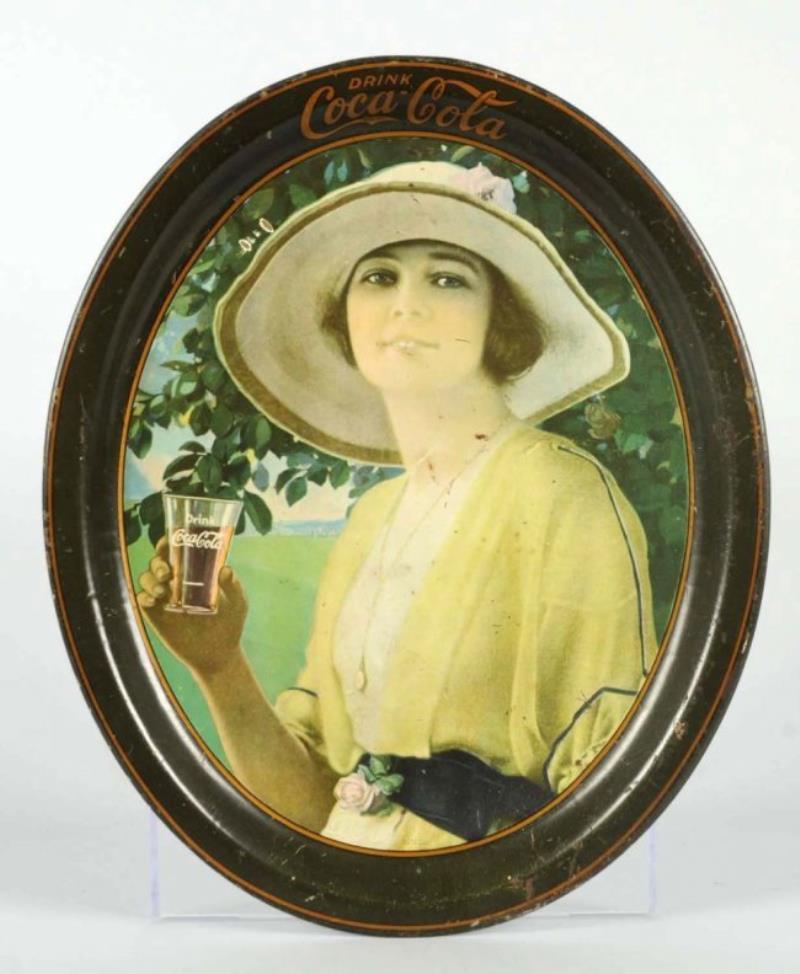 1920 Coca-Cola Large Oval Serving Tray.