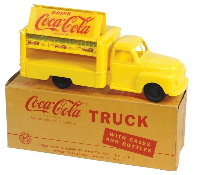 Coca-Cola Toy Delivery Truck w/box, mfgd by Marx,