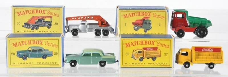 Group of 4 Matchbox Die-Cast Vehicles with Original