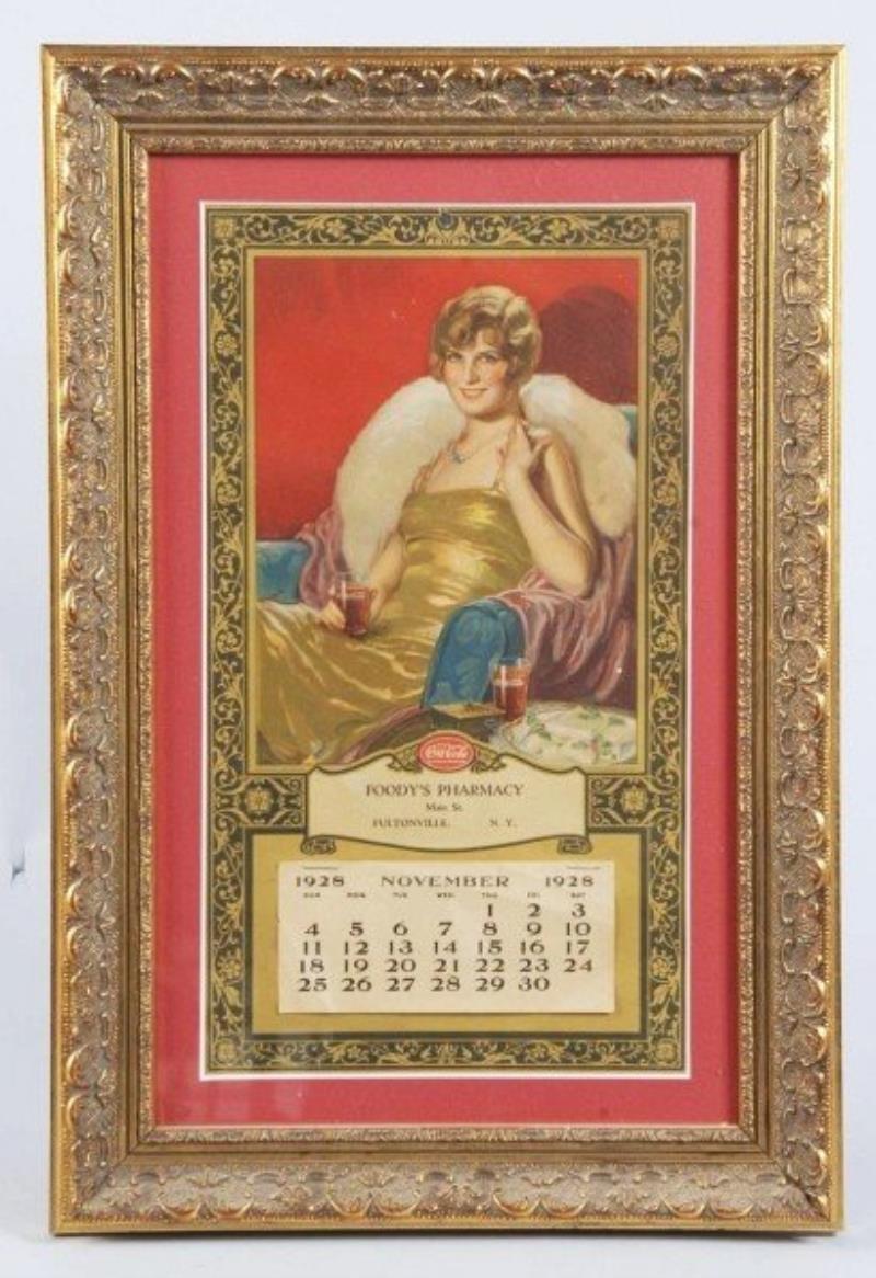 1928 Coca-Cola Distributor Calendar.