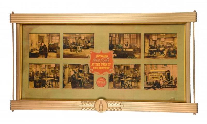 1930's Coca-Cola Bottling Advertising Sign.