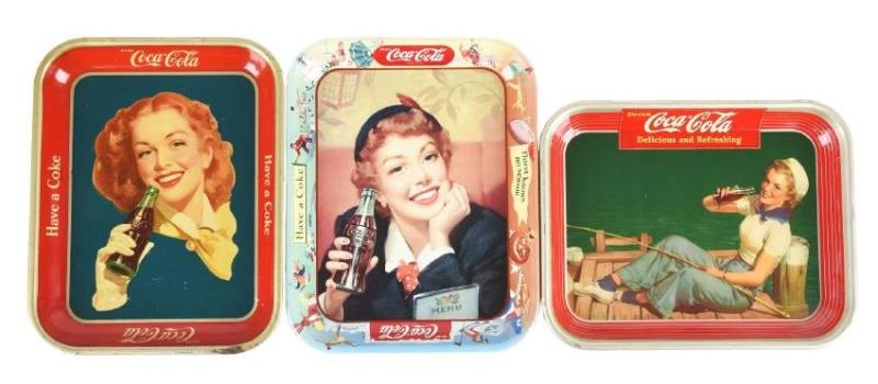 Coca-Cola Tin Trays.