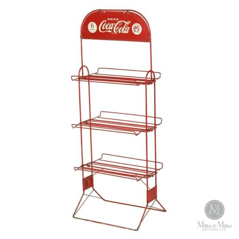 Coca-Cola Steel Store Display Rack