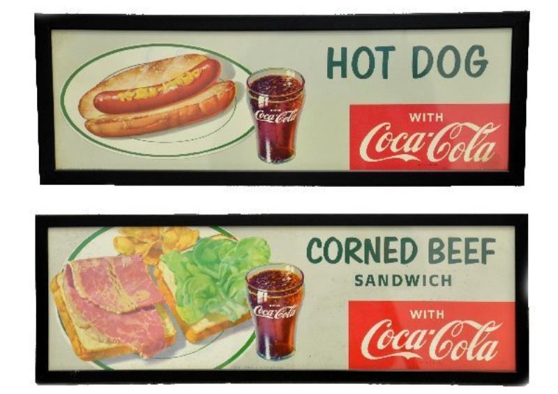 2 -1953 Coca-Cola Diner Signs