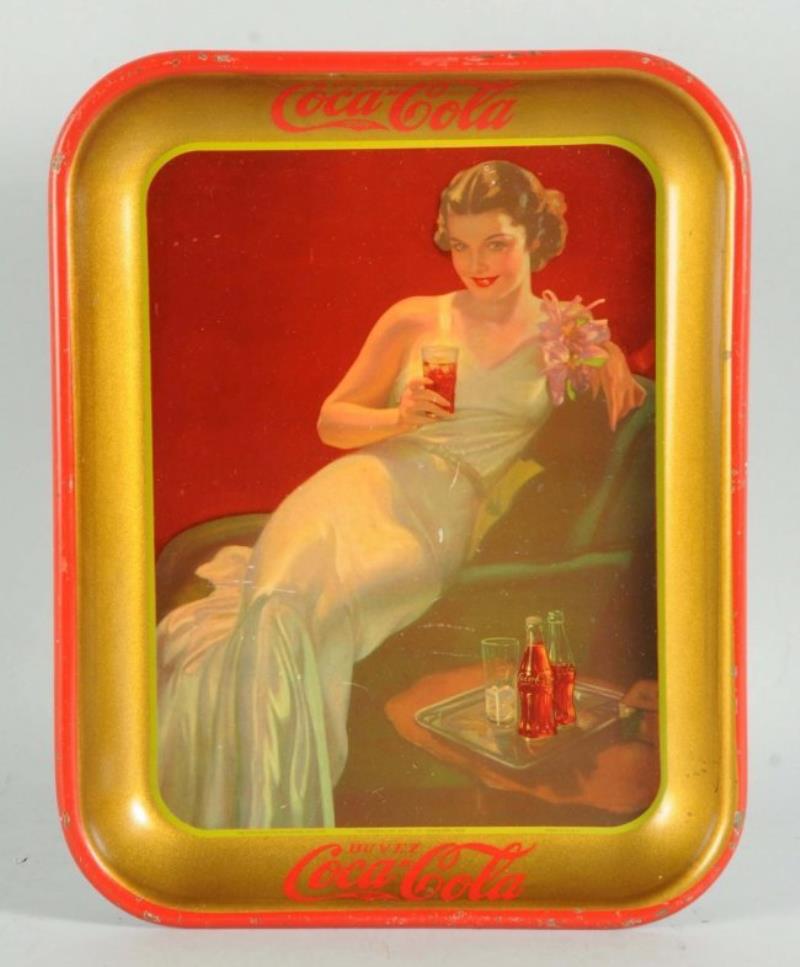 1937 Coca-Cola Serving Tray.