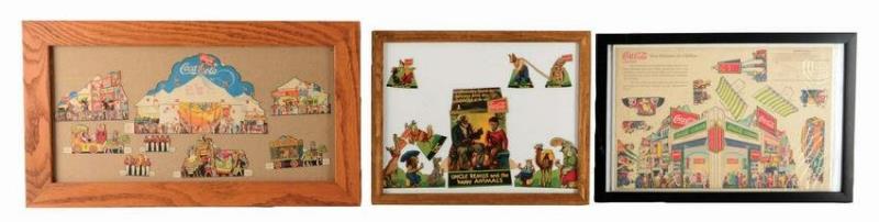 COCA-COLA CHILDREN'S CUTOUTS.