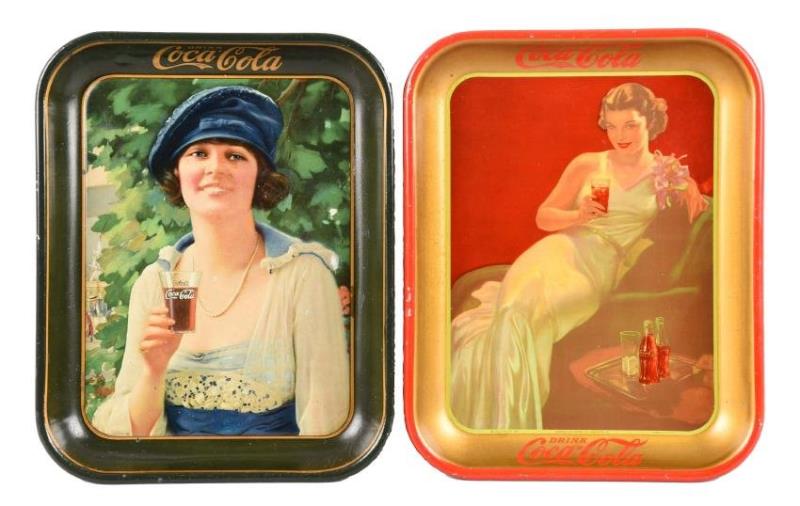 1920 & 1921 CocaCola Serving Trays Value & Price Guide