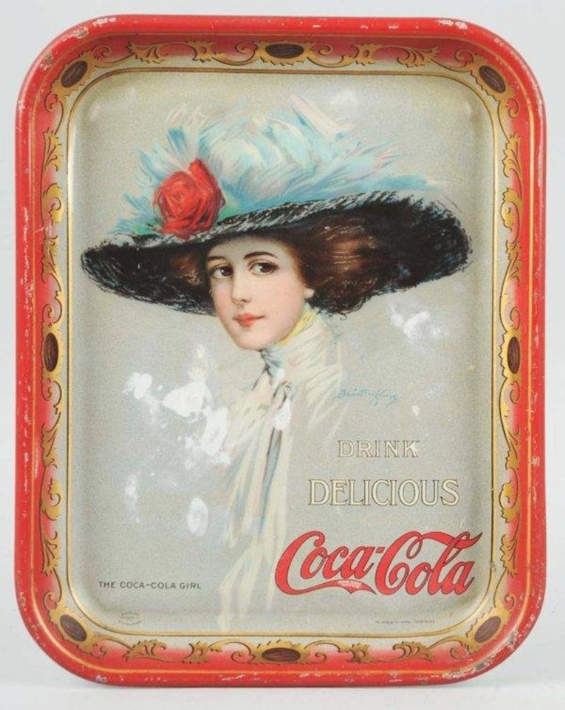 1910 Tin Coca-Cola Serving Tray.