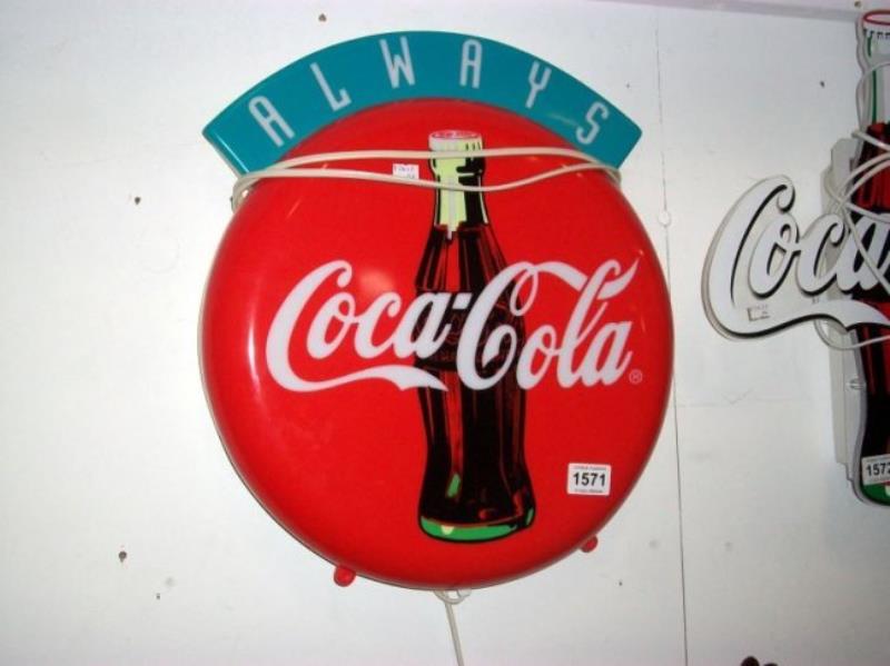 A 1960's 'Always Coca Cola' sign