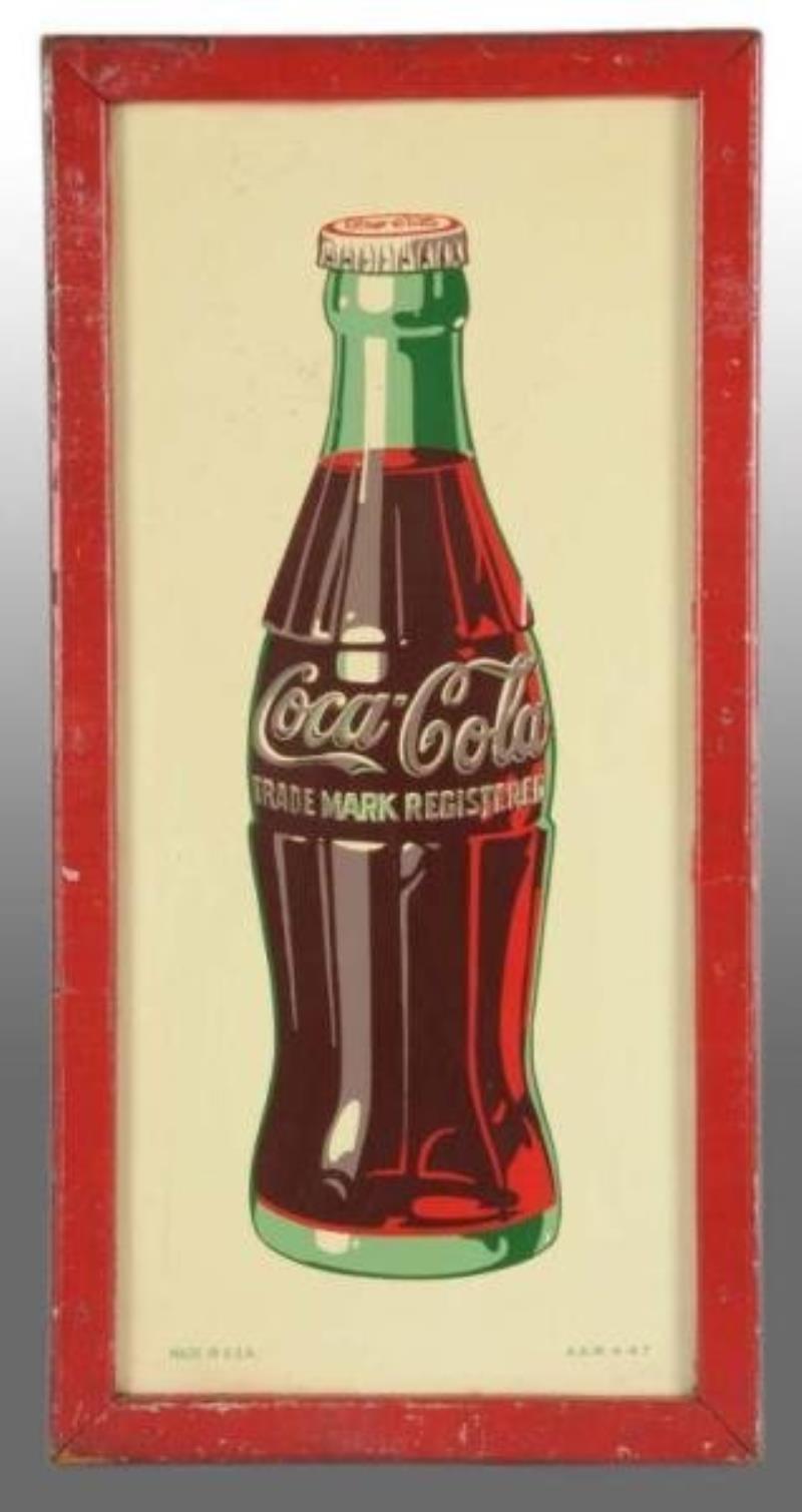 Tin Coca-Cola Sign.