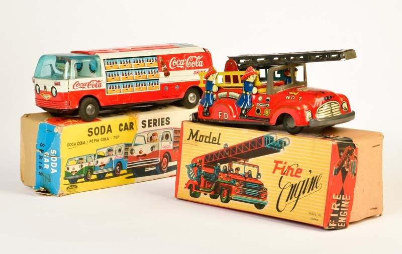 Taiyo, Soda Coca Cola Car + Fire Engine