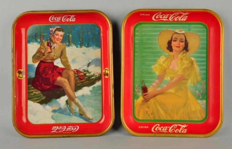 1929 & 1930 CocaCola Serving Trays Value & Price Guide