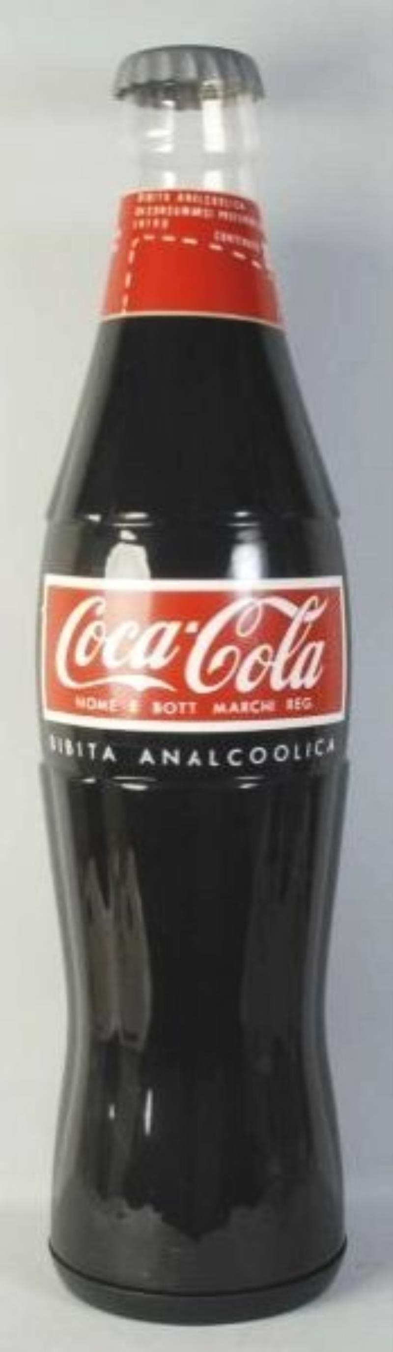 1960s Plastic Coca-Cola Display Bottle.