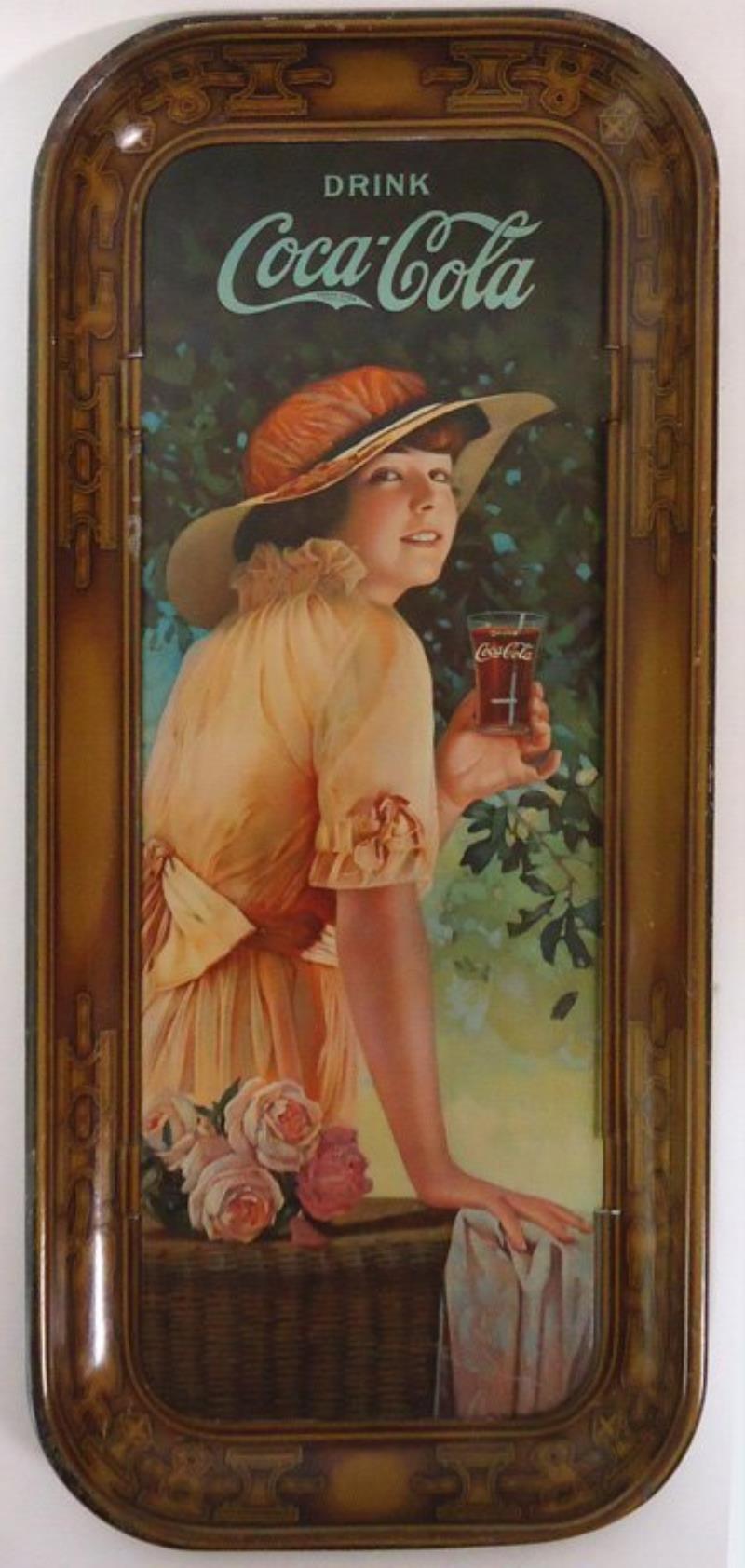 COCA-COLA SERVING TRAY 1916