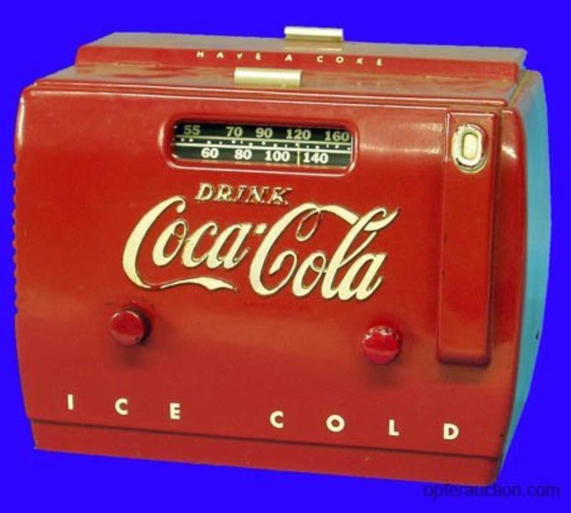 COCA-COLA COOLER RADIO -