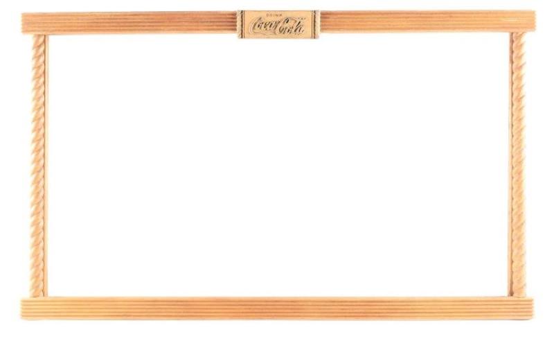 Coca-Cola Kay Display Wooden Advertising Frame