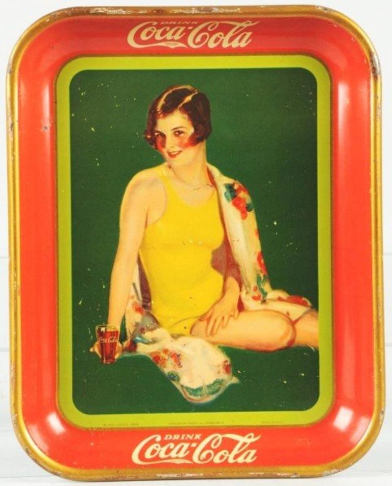 1929 Coca-Cola Serving Tray.