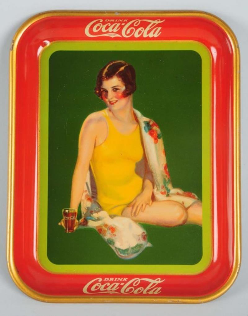 1929 Bottle Sales Coca-Cola Tray