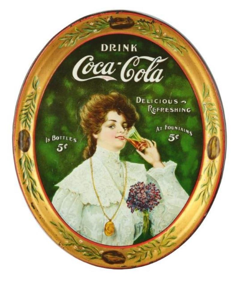 1906 Coca-Cola Serving Tray.