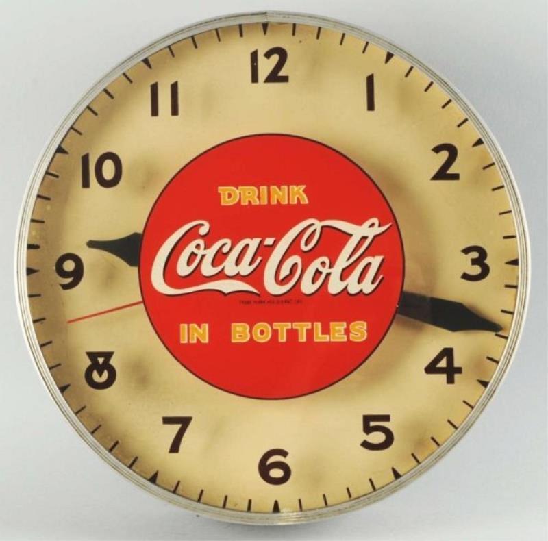 1950's Rare Coca-Cola Dial Clock