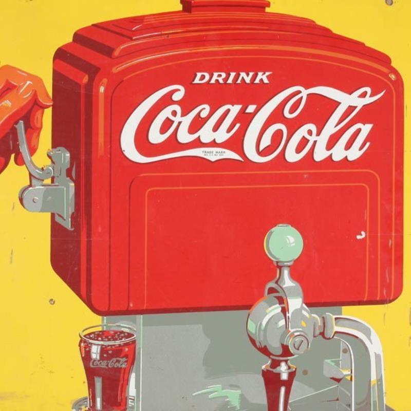Vintage "Drink Coca-Cola" Metal Sign
