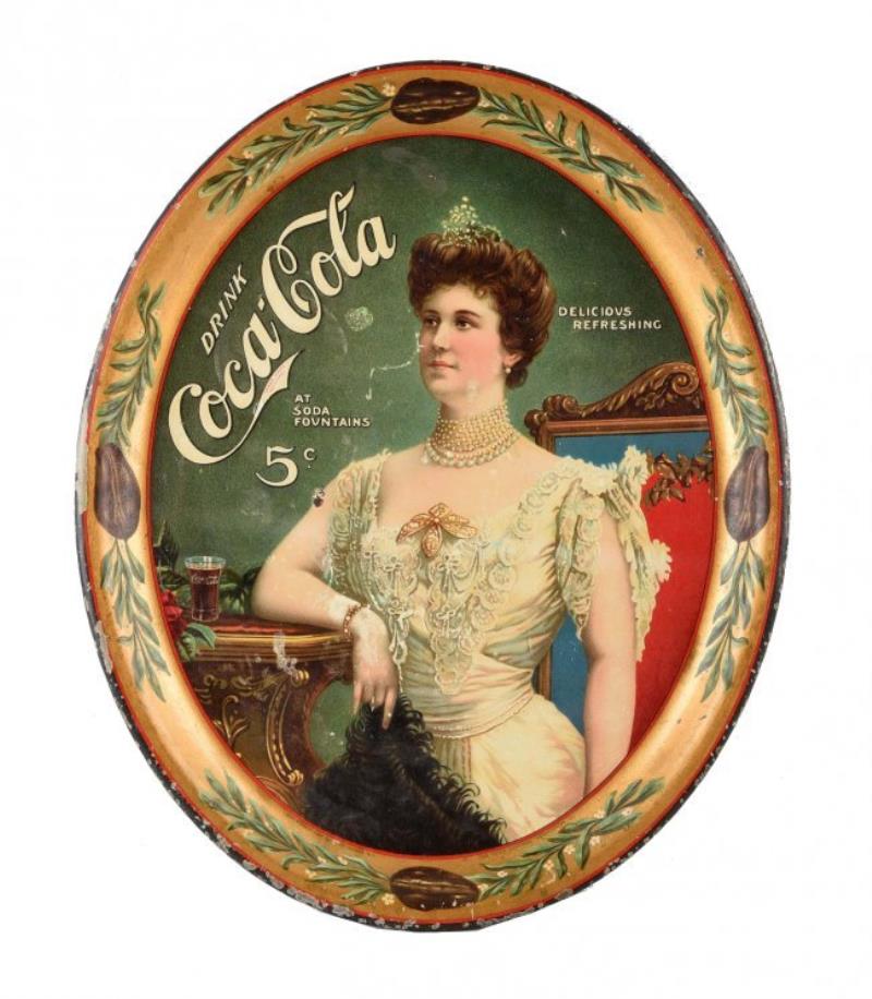 1904 Coca-Cola Advertising Serving Tray