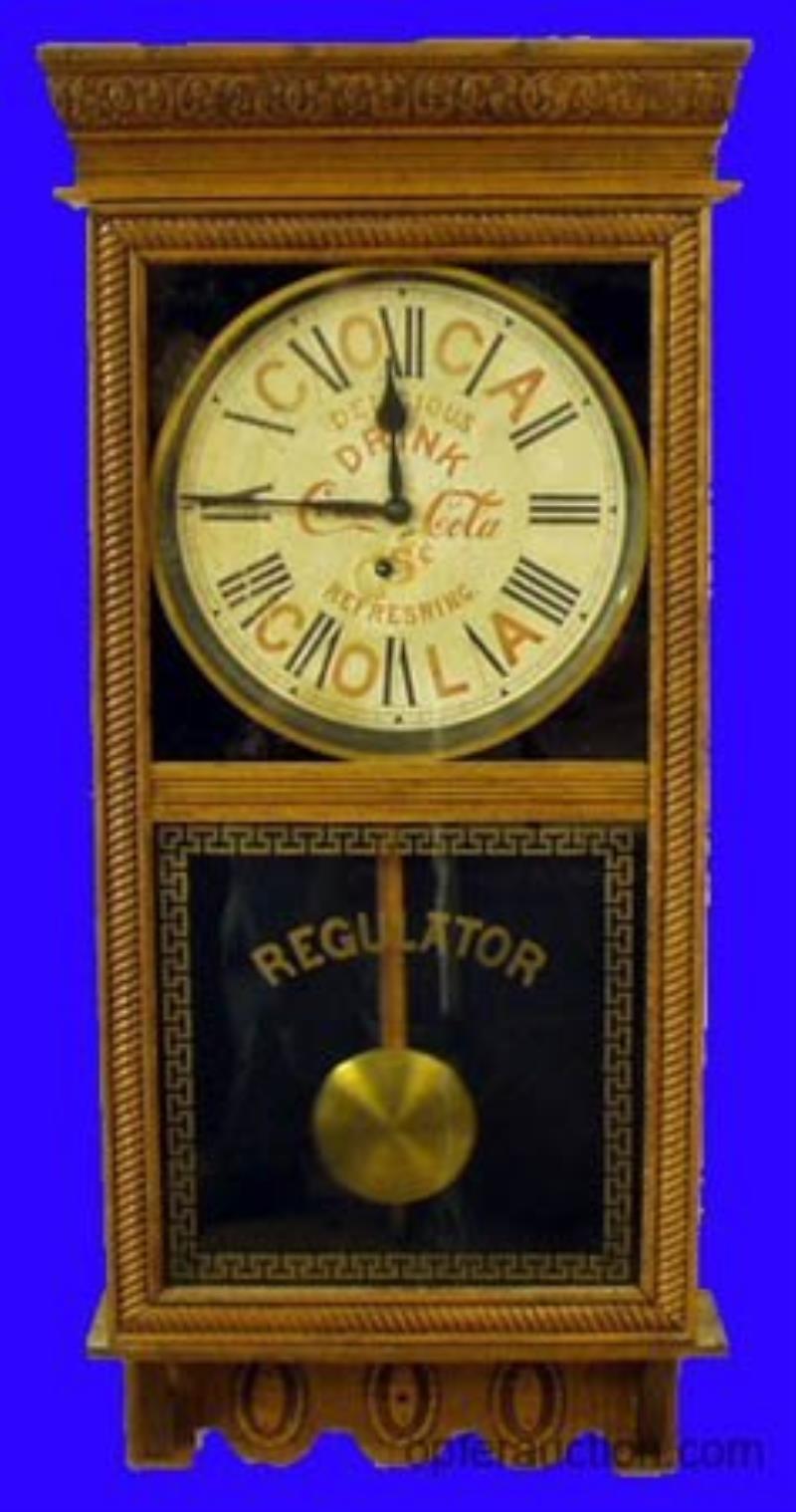 COCACOLA INGRAHAM REGULAR CLOCK Value & Price Guide
