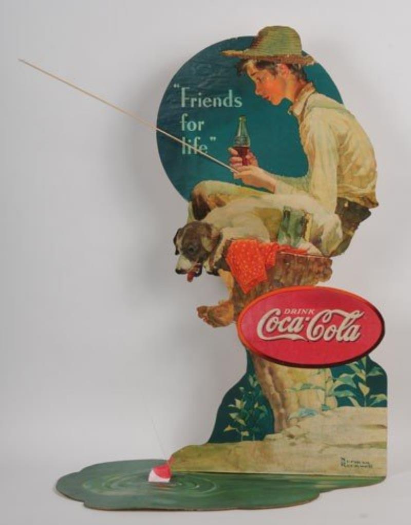 1935 COCA-COLA CARDBOARD CUT-OUT DISPLAY