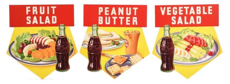 Die-Cut Coca-Cola Cardboard Advertising