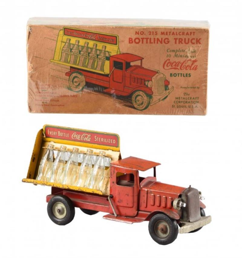 1930's Coca - Cola Metalcraft Delivery Truck with Box