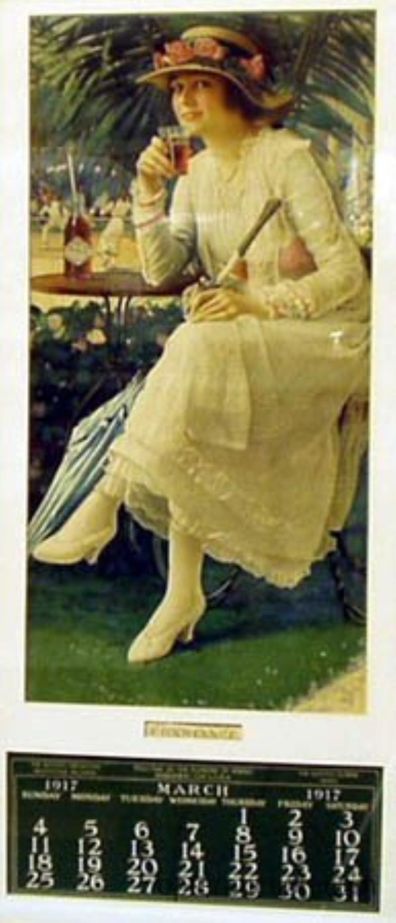 COCA-COLA CALENDAR- 1917