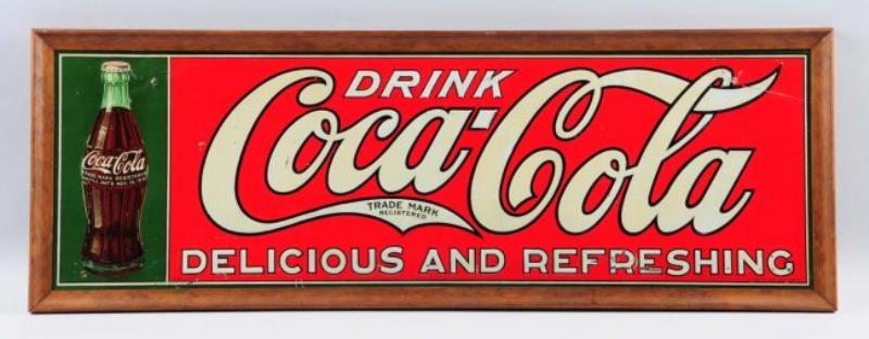 Coca-Cola "Delicious and Refreshing" Sign