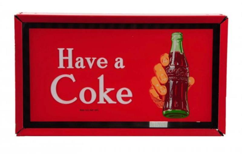 1950's Coca - Cola Lighted Illusion Sign Value & Price Guide