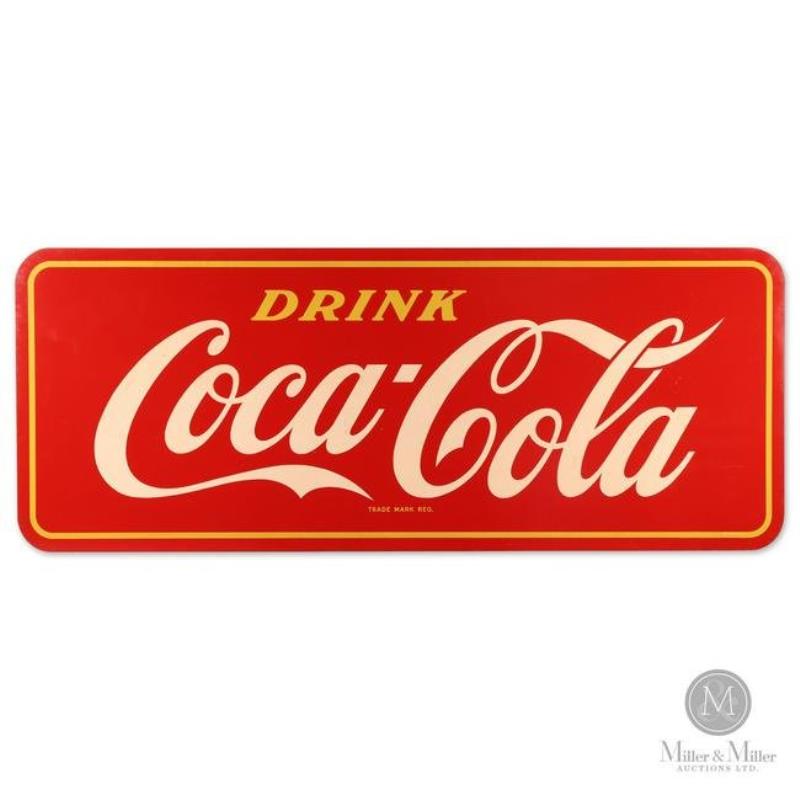 Monumental 10' Coca-Cola Masonite Sign