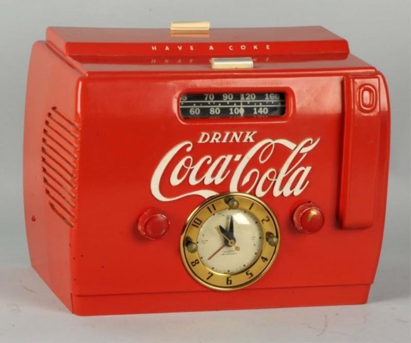 1950's Coca-Cola Cooler Clock Radio