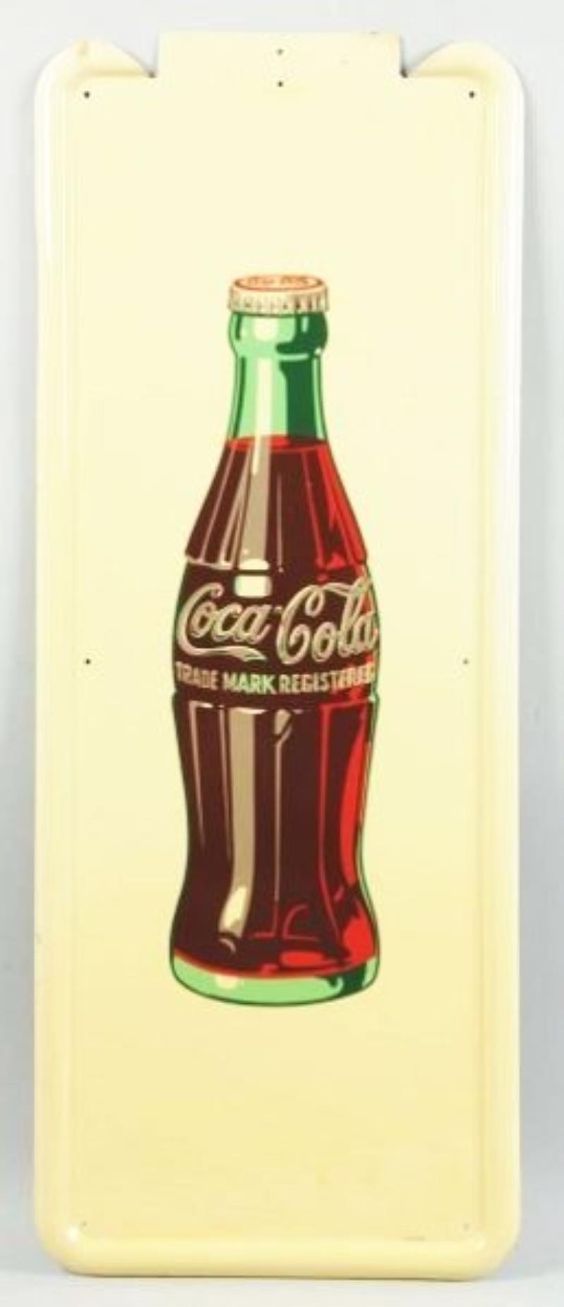 1947 Coca-Cola Tin Pilaster.