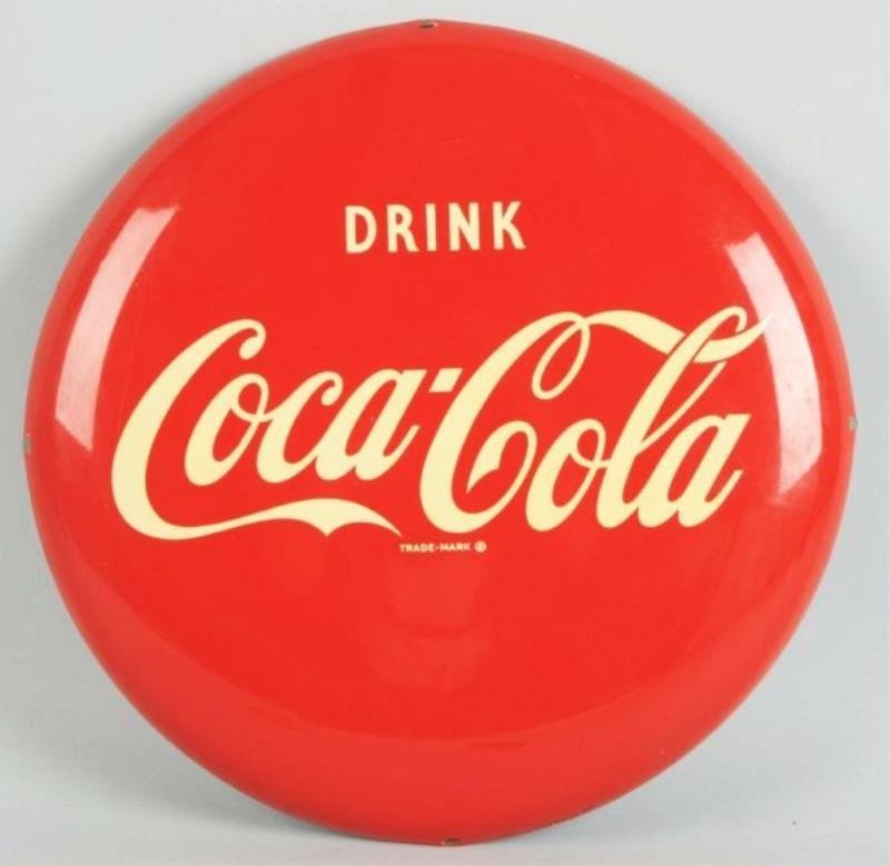 1950 Coca-Cola Tin Button
