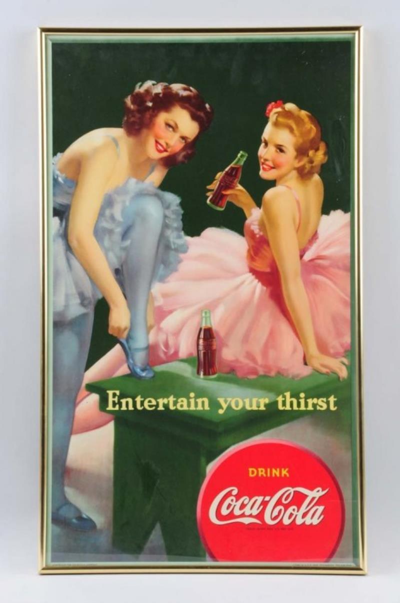 1942 Small Coca - Cola Poster