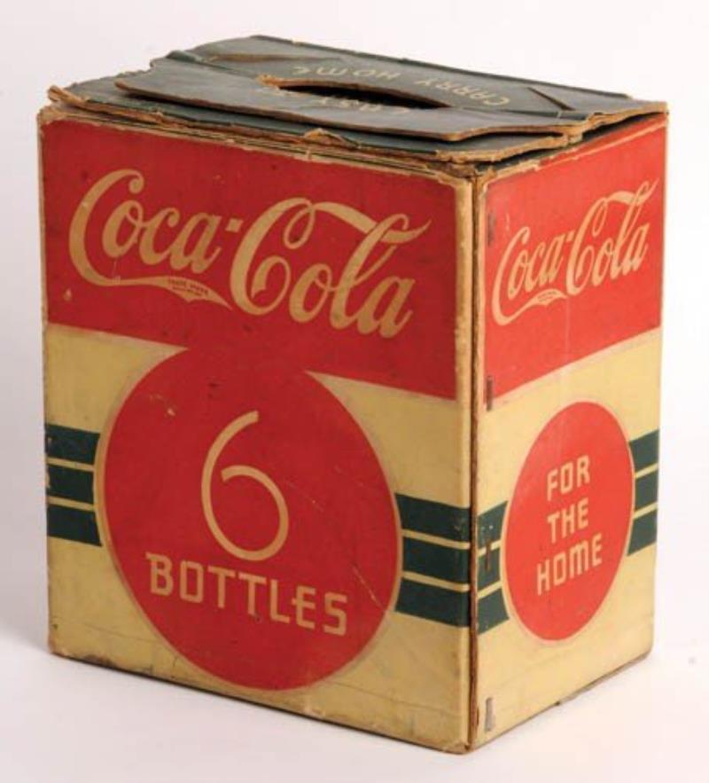1930'S COCA-COLA SIX BOTTLE BOX