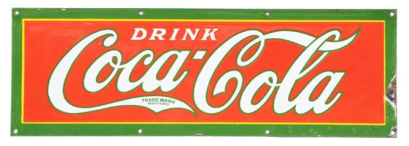 1920's Coca-Cola Porcelain Advertising Sign