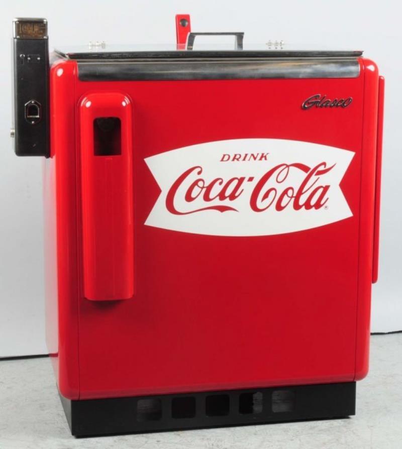 Glasco Coca Cola Vending Machine Cooler Value & Price Guide