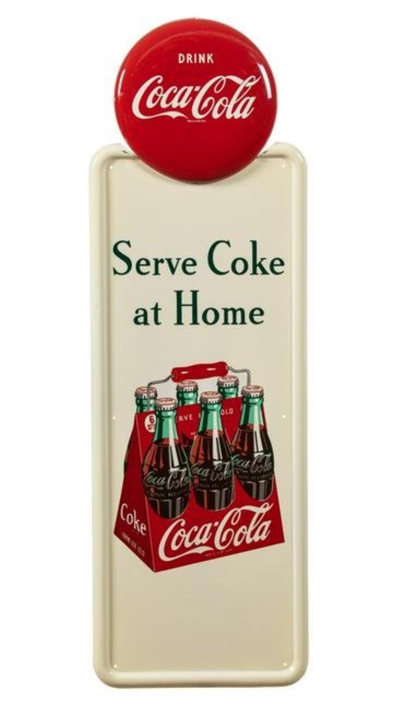 Coca Cola Pilaster Sign Serve Coke At Home