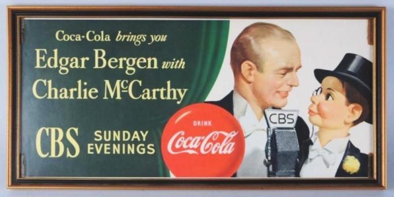 1950s Coca-Cola Bergen-McCarthy Paper Poster