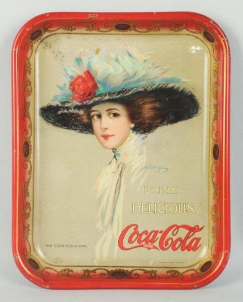 1910 Tin Coca-Cola Serving Tray Value & Price Guide